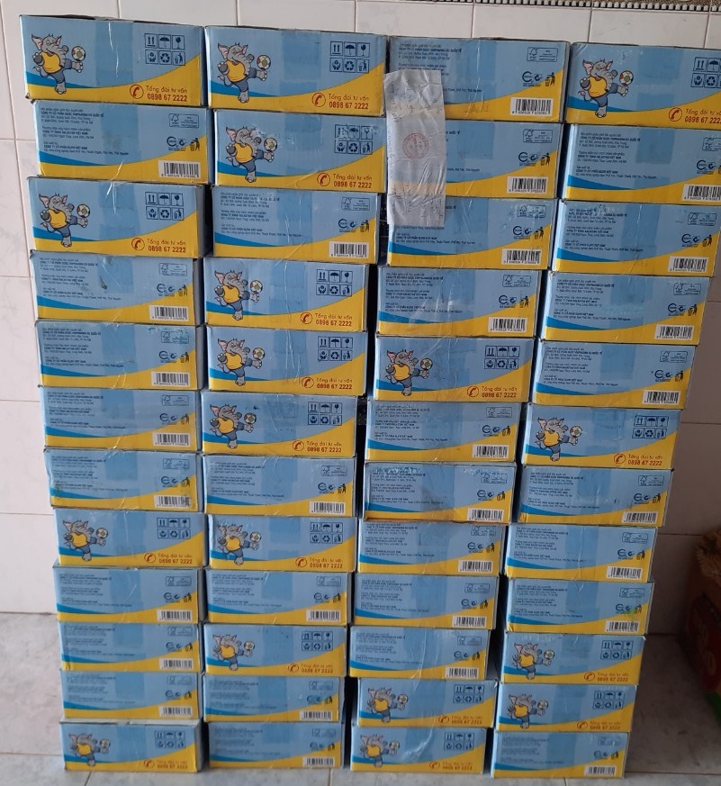 Hơn 2.300 hộp sữa dinh dưỡng có dấu hiệu xâm phạm quyền đối với nhãn hiệu 